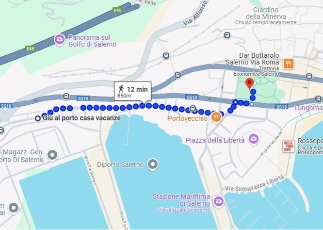 Giu Al Porto Leilighet Salerno Eksteriør bilde